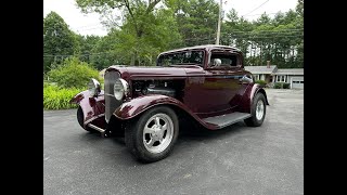 1932 Ford 3 Window Coupe Custom Hot Rod [upl. by Dan420]