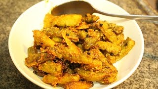 Karela ko achar in nepali stylewithout bitterness [upl. by Reamy785]