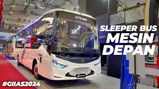 Review Bus Sleeper Mesin Depan Laksana SR3 Neo Suite Class FE FRONT ENGINE [upl. by Faletti]