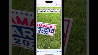 A yard sign for 25 🤣 Part 1 facebookmarketplace prank [upl. by Ahsiket]