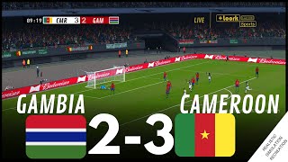 AFCON2023 GAMBIE 23 CAMEROUN  Résumé • Simulation et loisirs de jeux vidéo [upl. by Samohtnhoj]