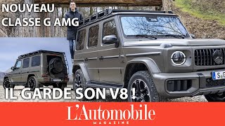 On découvre le nouveau MercedesAMG G 63  toujours armé dun V8 [upl. by Yanttirb799]