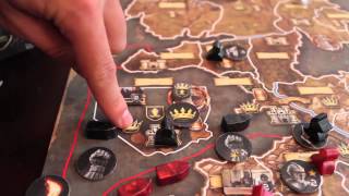 Game of Thrones The Board Game Tutorial in 3 minutes [upl. by Favrot56]