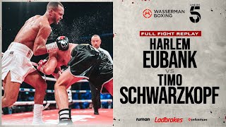 FULL FIGHT HARLEM EUBANK VS TIME SCHWARZKOPF  BRIGHTON  101123 [upl. by Grunberg965]