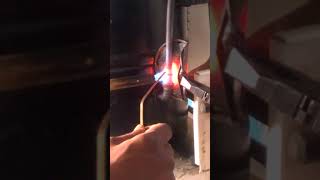 brazing of hermetically sealed compressor [upl. by Christy]