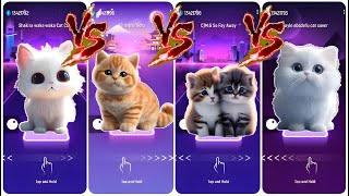 TILES HOP CUTE CATS 🐈BATTLE Purple Hop Waka Waka •• Jennie Solo •• So Far Away •• Abcdef [upl. by Errised754]