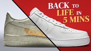 Easy Method To Restore White Sneakers How To Clean White Sneakers Properly [upl. by Harland]