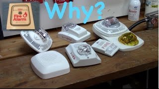 Why are there Red amp White Fire Alarms amp Pull Stations [upl. by Ikiv]