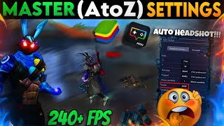 Master These All PAID SECRET Settings For BlueStacks 5 Free Fire PC  BlueStacks 5  MSI 5 [upl. by Elysia]