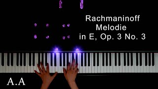 라흐마니노프  멜로디 op 3 no 3  Rachmaninoff  Melodie in E Op 3 No 3 [upl. by Reniar]