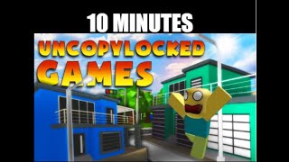 can I make a uncopylocked Roblox game in 10 minutes [upl. by Yatnoj]