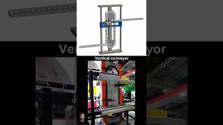 Vertical conveyor solidworks trendingshorts enginediy technology engine trendingvideo [upl. by Tavis]