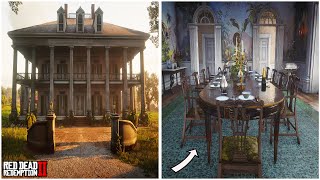 Braithwaite Manor House Exploration  RDR2 [upl. by Yrrap]