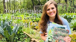 Your Ultimate FREE Seed Catalog List [upl. by Joost16]