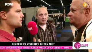 PowNews op de visbeurs [upl. by Nosak]