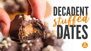 Vegan Stuffed Dates 3 Ways [upl. by Atul77]