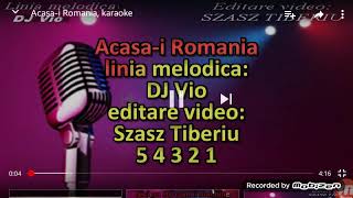 Acasăi România Karaoke [upl. by Mureil193]