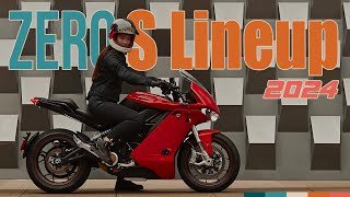 Zero Motorcycles S Lineup For 2024 Zero S SRF and SRS models [upl. by Lenhart]