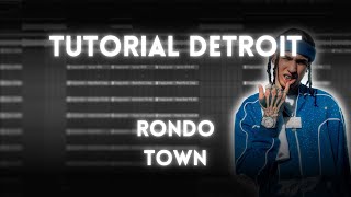 Come fare un beat per RONDODASOSA quotTOWNquot nel 2024  FL Studio Tutorial [upl. by Atilek]