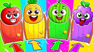 Color Door Song Challenges 😍🖍  Color Challenges Song by YUM YUM Kids Songs [upl. by Ezeerb695]