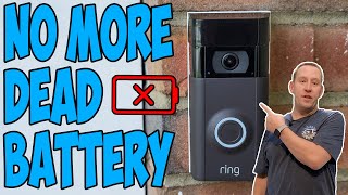 How to Power a Ring Doorbell with NO Power Source [upl. by Atinnor]