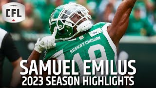 Samuel Emilus 2023 CFL Highlights [upl. by Eisiam]