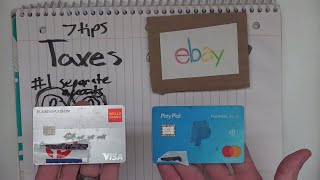 7 Tips For Ebay Taxes or Poshmark Etsy Amazon Shopify Small Business Money Monday [upl. by Martin791]