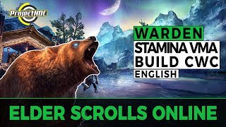 ESO  Stamina Warden MaelstromArena Build Clockwork City English [upl. by Noiek883]