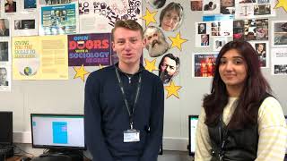 Our Head Boy and Head Girl Welcome You to Sixth Form [upl. by Mchugh]