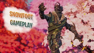 Snowfoot NEW Style Gameplay  Fortnite [upl. by Ronn]