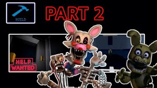 Vent repair And dark rooms  fnaf help wanted in Piggy build mode part2 REUPLOADED [upl. by Chitkara]