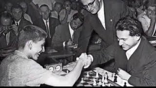 Mikhail Tal Vs Bobby Fischer  Candidates Tournament1959 [upl. by Eddina867]