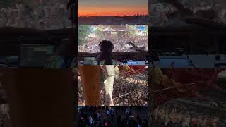 Two different angles same banging result 🔥Altruism  DJ Thatha in her element at Ozora 2024 🎶 [upl. by Enrika]