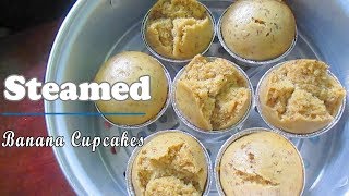 Banana Steamed Cupcake Recipe [upl. by Abbott]