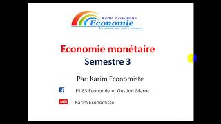 Économie monétaire S3 partie 1 quot La monnaie  définition et formes quot [upl. by Yenahpets]