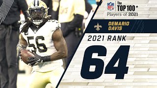 64 Demario Davis LB Saints  Top 100 Players of 2021 [upl. by Rhody519]