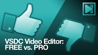 VSDC Video Editor FREE version vs PRO version [upl. by Pedaiah]