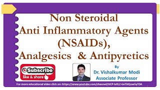 Nonsteroidal antiinflammatory drugs NSAIDs Analgesic amp Antipyretic Classification SAR and MOA [upl. by Okoy]