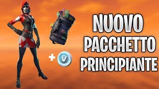 ECCO IL NUOVO PACCHETTO PRINCIPIANTE 3 IN ARRIVO SU FORTNITE UFFICIALE [upl. by Cumings39]