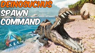 Deinosuchus Spawn Command ARK Survival Ascended How To Spawn Deniosuchus ASA [upl. by Percy238]