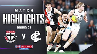 St Kilda v Carlton Highlights  Round 21 2023  AFL [upl. by Eninaej]