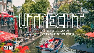 Utrecht Netherlands 2023 Summer Walking Tour 4k [upl. by Eanel]