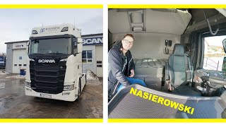 ODEBRAŁEM  NOWY CIĄGNIK W FIRMIE  SCANIA 500S  PREZENTACJA [upl. by Tore308]