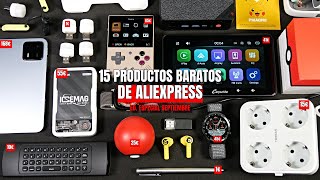 15 productos baratos de ALIEXPRESS 💥 1€ 5€ 10€ o 20€ ¡CASI REGALADOS [upl. by Dexter925]