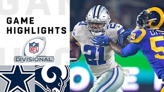 Cowboys vs Rams Divisional Round Highlights  NFL 2018 Playoffs [upl. by Zeta]