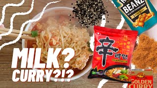 5 Ways To Pimp Up Shin Ramyun  Instant Ramen Noodle Recipe Hacks [upl. by Nnylanna]