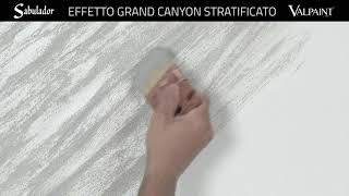 SABULADOR VALPAINT Effetto Grand Canyon Stratificato [upl. by Leid]