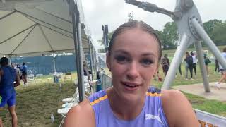 Abby Steiner Takes 200m Win At NYC Grand Prix In 2219 [upl. by Devina]