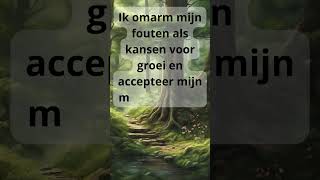 Affirmatie van de dag Acceptatie 15 Groei [upl. by Avaria676]