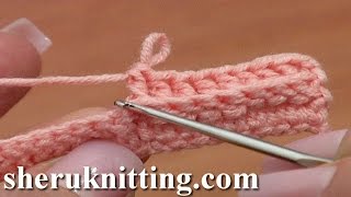 Back Post Double Crochet StitchCrochet Stitch Crochet For Beginners Learn How To Crochet [upl. by Eninahs]